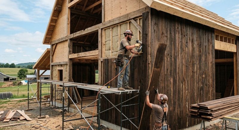 Barn Siding Installation in Charlestown, RI
