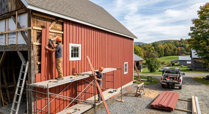Barn Siding Installation in Chepachet, RI