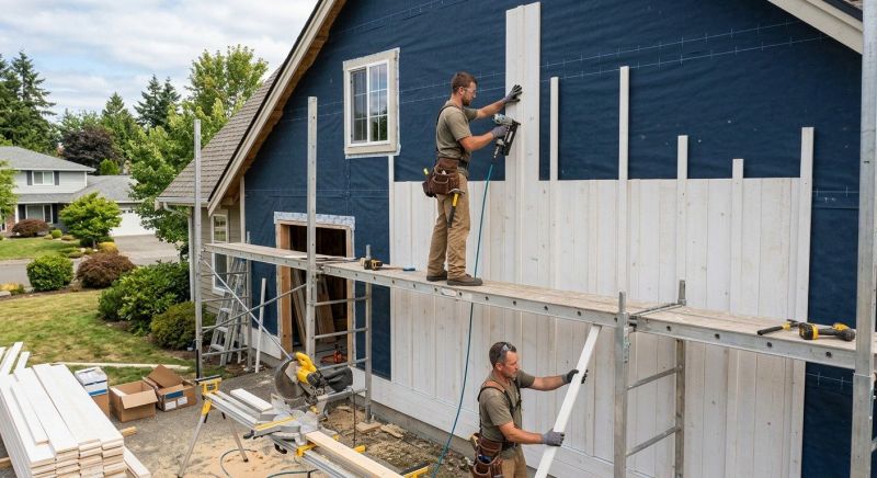 Batten Siding Installation in Tiverton, RI
