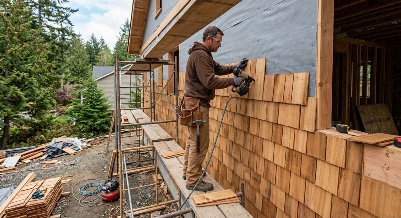 Cedar Siding Installation in North Dartmouth, MA