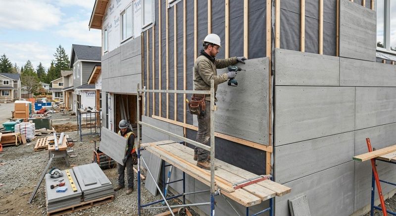 Cement Siding Installation in Bristol, RI