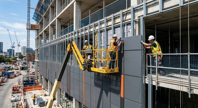 Facade Cladding Installation in Washington County, RI