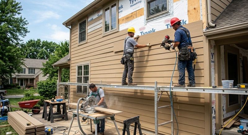 Fiber Cement Installation in Little Compton, RI