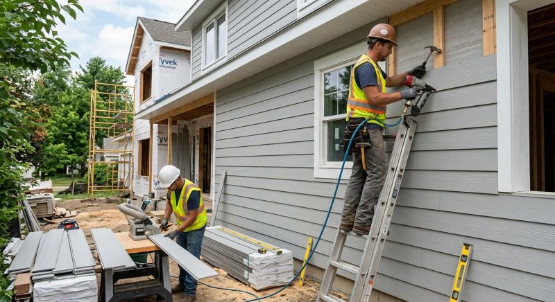 Fiber Siding Installation in Jamestown, RI