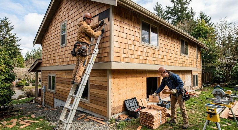 Hardwood Siding Installation in Chepachet, RI