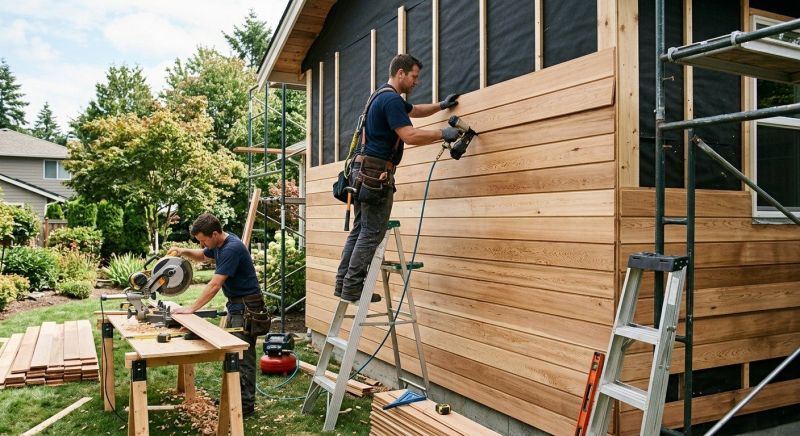 Hardwood Siding Installation in Fall River, MA