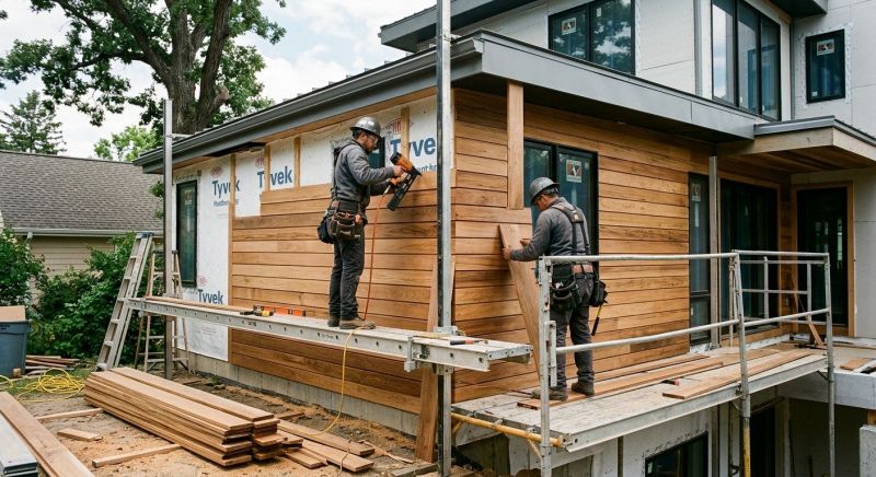 Hardwood Siding Installation in West Kingston, RI