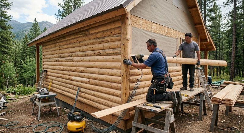 Log Siding Installation in Cranston, RI