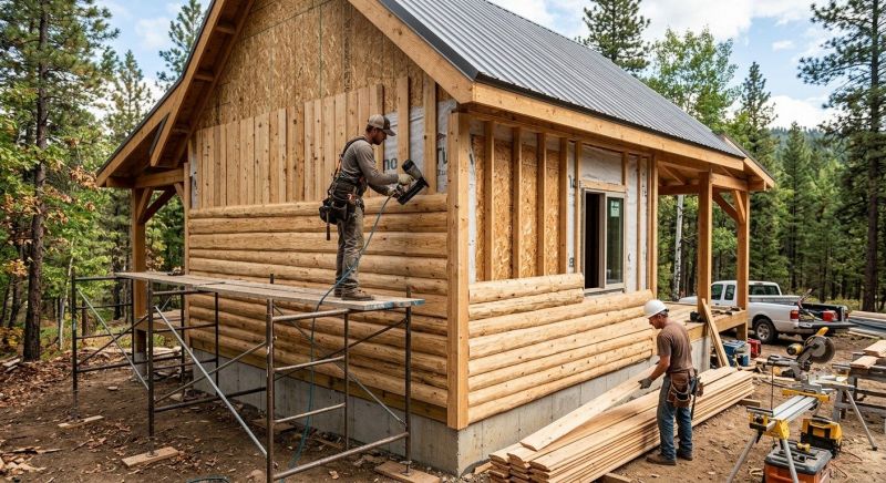 Log Siding Installation in Rehoboth, MA