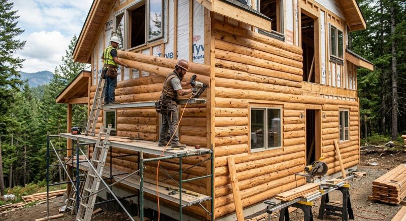 Log Siding Installation in Somerset, MA