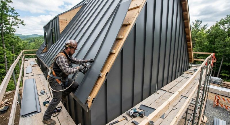 Metal Siding Installation in Foster, RI