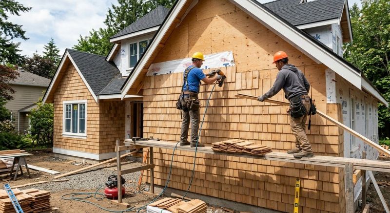 Shake Siding Installation in East Providence, RI
