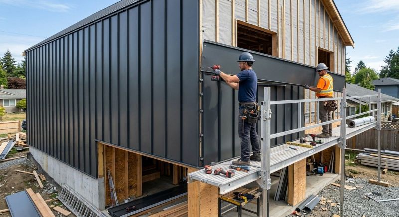 Steel Cladding Installation in Washington County, RI