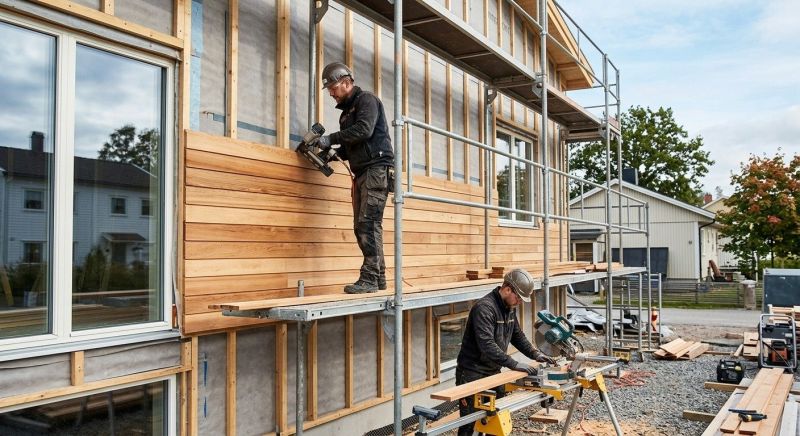 Wood Plank Siding Installation in Washington County, RI