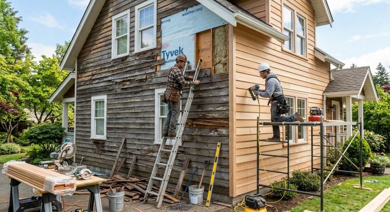 Wood Siding Replacement in Seekonk, MA